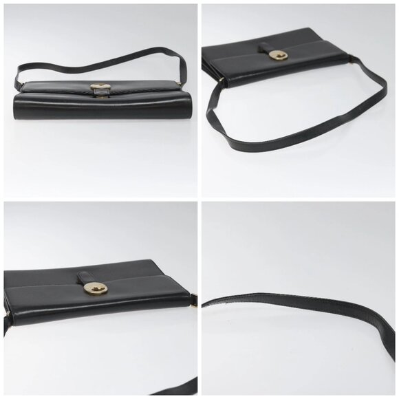 GUCCI Shoulder Bag Leather Black Auth 102039 - Picture 15 of 16